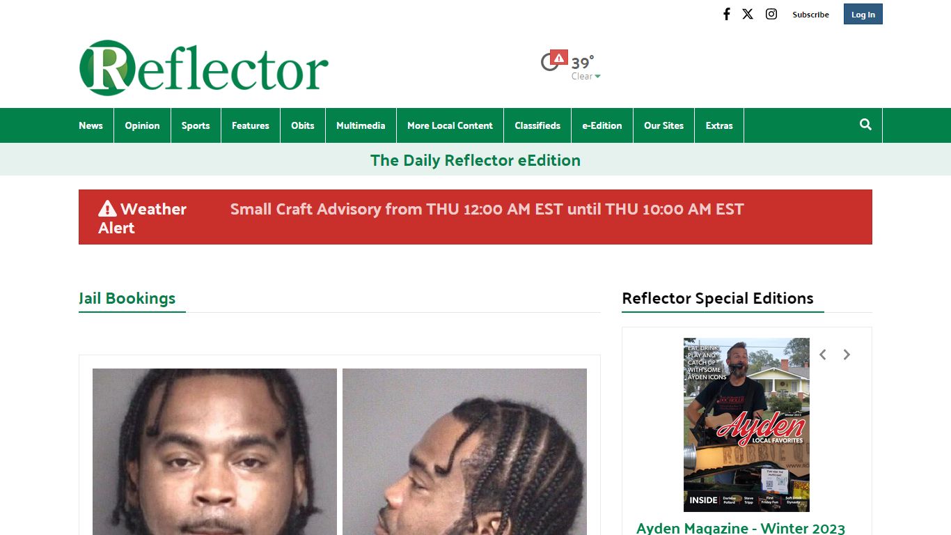 Jail Bookings | reflector.com